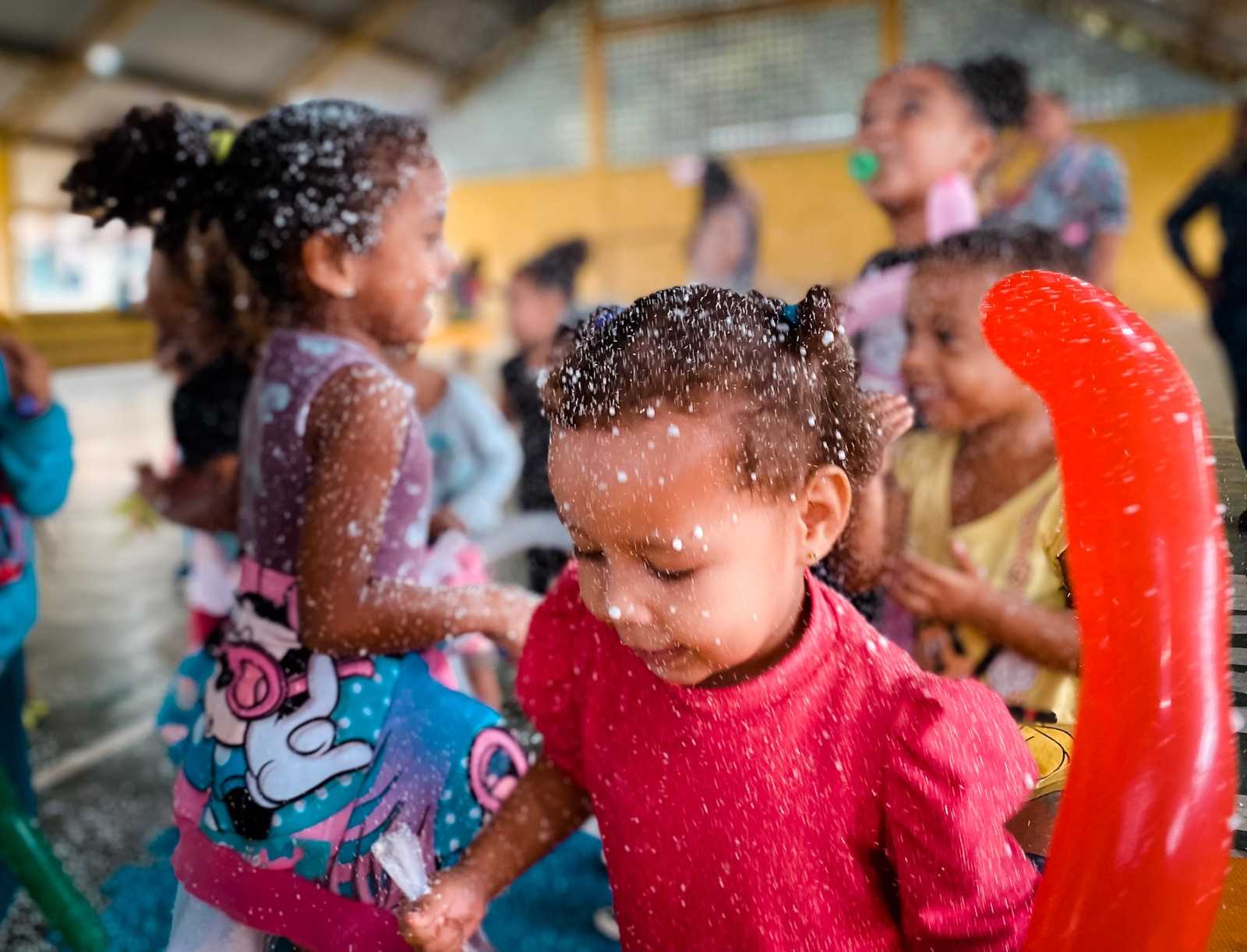 Camacã: Projeto Ruas de Lazer anima as crianças da Creche Rosalina Pinto
